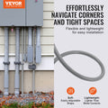 19.1mm PVC Liquid-Tight Conduit 30.5m + 10 Connectors IP65