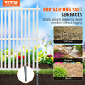 Privacy Fence Panels 1.22m x 1.22m Vinyl Screen Kit (2 Pack)