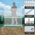 Privacy Fence Panels 1.22m x 1.22m Vinyl Screen Kit (2 Pack)