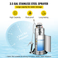 Stainless Steel 3.5Gal Hand Pump Sprayer 20