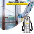 VEVOR 2Gal Stainless Steel Hand Pump Sprayer 20