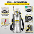 VEVOR 2Gal Stainless Steel Hand Pump Sprayer 20