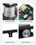 Electric Sliding Gate Opener 280W 816kg Chain Drive Infrared