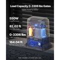 550W Electric Sliding Gate Opener 1500kg Chain Drive Infrared Sensor