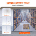 Strip Curtain PVC Door 244x244cm Cooler Freezer Clear Plastic