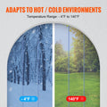 Strip Curtain PVC Door 244x244cm Cooler Freezer Clear Plastic
