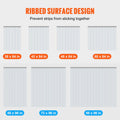 Strip Curtain 213cm x 122cm 2mm Clear PVC 8 Pieces Freezer Door