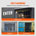 Strip Curtain 213cm x 122cm 2mm Clear PVC 8 Pieces Freezer Door
