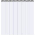 Strip Curtain 213cm x 122cm 2mm Clear PVC 8 Pieces Freezer Door