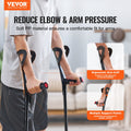 Forearm Crutches Height Adjustable Pair 350LBS Walking Aid