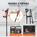 Forearm Crutches Height Adjustable Pair 350LBS Walking Aid