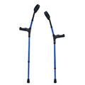 Forearm Crutches Adults 11-Level Height Adjustable Aluminum 350LBS Pair