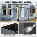 Post Base 2Pcs 101.6x101.6mm Heavy Duty Powder Coated Black Deck