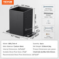 VEVOR Post Base Brackets 4pc 101.6x101.6mm Heavy Duty Black Deck