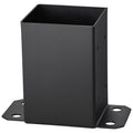 VEVOR Post Base Brackets 4pc 101.6x101.6mm Heavy Duty Black Deck