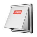 97mm Square Wall Vent Cover Stainless Steel with Screen 1 Pack