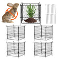4x Plant Protector Cage 13.4'' Chicken Wire Mesh Outdoor Flowers