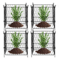 4x Plant Protector Cage 13.4'' Chicken Wire Mesh Outdoor Flowers