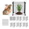 5 Pack Plant Protector from Animals, 390 mm x 390 mm Chicken Wire Plant Protector, Plant Cages for Outdoor Plants, Flowers & Vegetables, Keeps Bunny Chicken Squirrels Out, 20pcs Metal Mesh