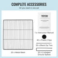 5pk Plant Protector Cages 390x390mm Chicken Wire Outdoor Flowers
