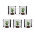 5pk Plant Protector Cages 390x390mm Chicken Wire Outdoor Flowers