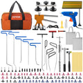 Paintless Dent Removal Rod Kit 89pcs Stainless Steel Repair Tool