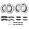 Front Rear Brake Kit Ford F-150 2012-2020 Drilled Slotted Rotors