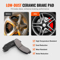 Front Rear Brake Kit Ford F-150 2012-2020 Drilled Slotted Rotors