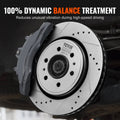 Front Rear Brake Kit Ford F-150 2012-2020 Drilled Slotted Rotors