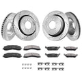 Front Rear Brake Kit Ford F-150 2012-2020 Drilled Slotted Rotors