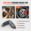 Front&Rear Brake Pads Rotors Kit Chevy Silverado GMC Sierra 1500