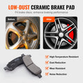 Drilled Slotted Brake Rotors Pads Kit Chevy Traverse GMC Acadia