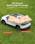 270° Vehicle Awning 4.9m² UV50+ Waterproof SUV Van Truck