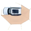 270° Car Awning 12.4m² LED UV50+ Waterproof SUV Truck Camping