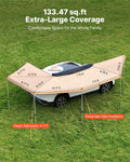 270° Car Awning 12.4m² Driver Side UV50+ Waterproof SUV Van