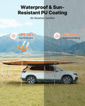 270° Car Awning 12.4m² Driver Side UV50+ Waterproof SUV Van