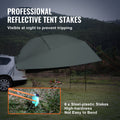 Car Side Awning 10' x 7' PU2000mm UV50+ Truck SUV Van
