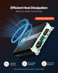 Monoblock Car Amplifier 1200W 1-Channel Class D Remote Subwoofer