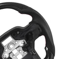 Ford F150 2021-2024 Carbon Fiber D-Shaped Steering Wheel Black