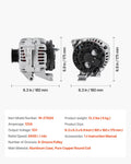 Car Alternator Chevrolet Impala Monte Carlo 2006-2011 3.5L 3.9L