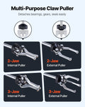 9-Way Slide Hammer Puller Set 15PC Wheel Hub Bearing Remover Tool Kit