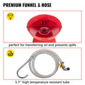 Portable Oil Drain Tank 20 Gallon Air Operated Waste Drainer