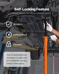 3/4 Ton Under Hoist Jack Stand 38.4-75.4in Self-Locking Screw