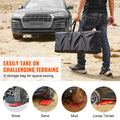 2x Traction Boards PP Mud Snow Sand Recovery Red Storage Bag