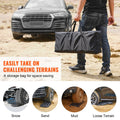 2x Traction Boards Mud Snow Sand PP Black Short Storage Bag