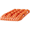 2PC Traction Boards Mud Snow Sand PP Orange with Storage Bag