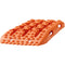 2PC Traction Boards Mud Snow Sand PP Orange with Storage Bag