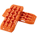 2PC Traction Boards Mud Snow Sand PP Orange with Storage Bag