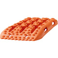 2PC Traction Boards Mud Snow Sand PP Orange with Storage Bag