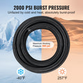 6AN Fuel Line Kit 6.1m Stainless Steel Braided Hose 12pc Fitting